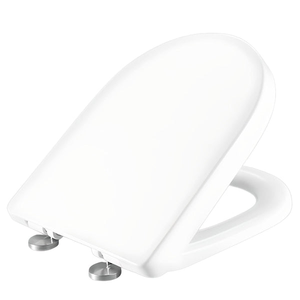 Vogue Dublin White Thick Toilet Seat only Soft Close