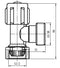 Washing Machine Stop Loose Nut Cone Rubber 1/4 Turn