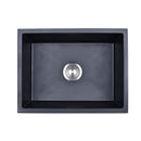 Rokette Single Bowl Top / Undermount Sink, Carbon 590mm x 450mm