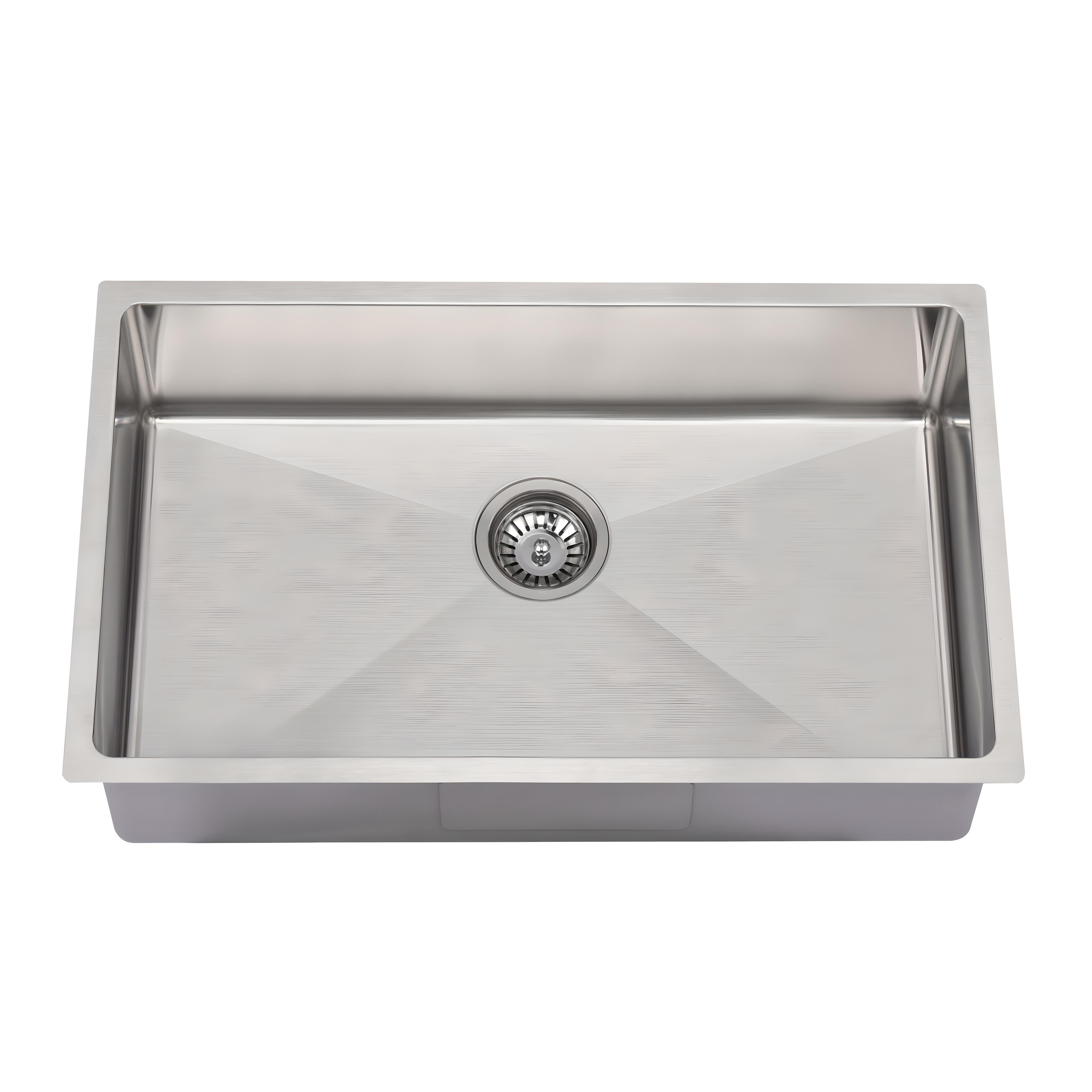 Oslo Rectangle Undermount Single Bowl Sink 745mm