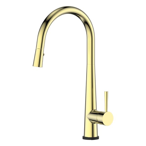 Greens Galiano Kontact® Pull Down Sink Mixer - Brushed Brass