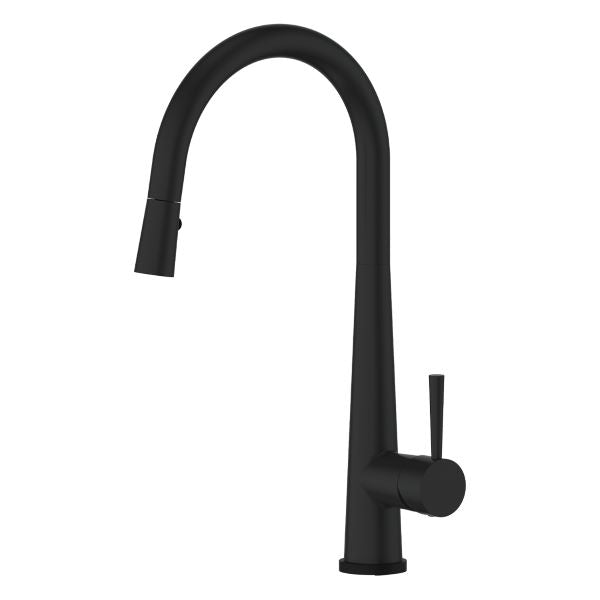 Greens Galiano Kontact® Pull Down Sink Mixer - Matte Black PVD