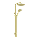 Greens Glide RainBoost® Twin Rail Shower - Brushed Brass