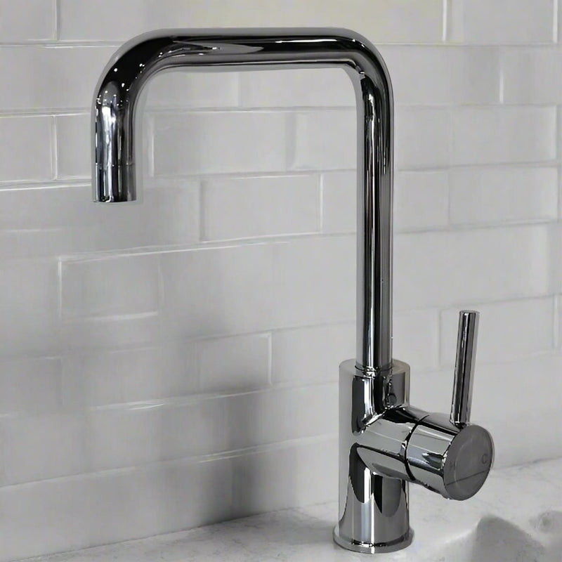 Huss Square Neck Sink Mixer, Chrome