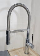 Ikon Scotia Spring Gooseneck Sink Mixer - Chrome