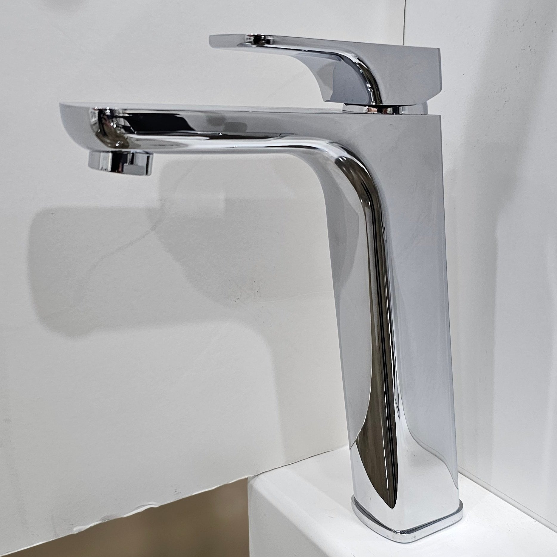 Vogue Stafford Chrome High Rise Basin Mixer