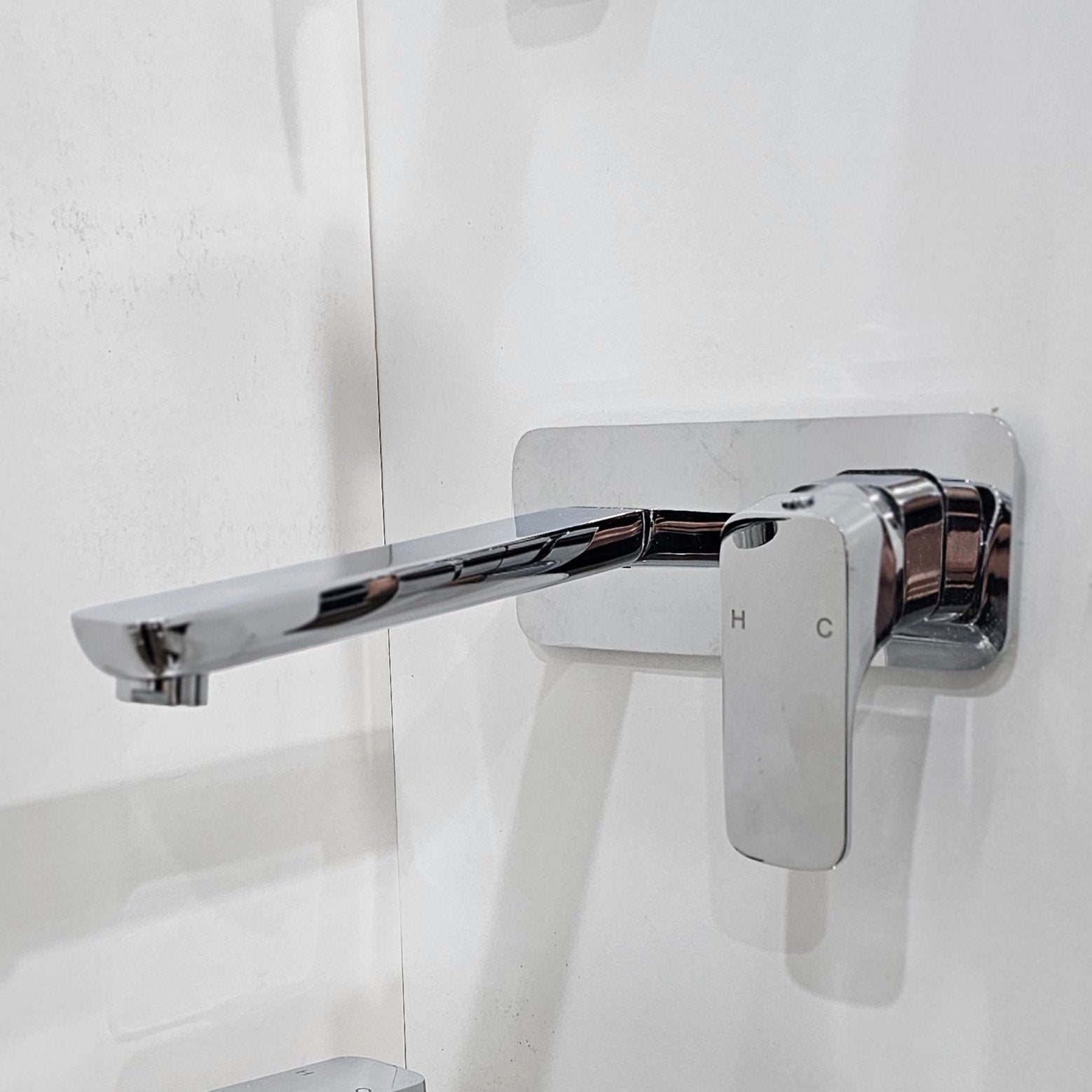 Vogue Stafford Chrome Wall Basin Mixer