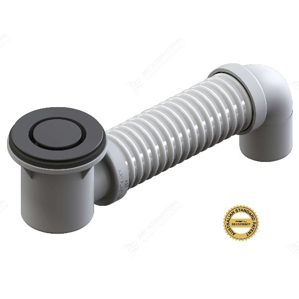 40mm Pop Down Bath Waste Titanium Grey with Connector, 21831