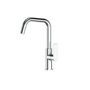 Greens Novi Lead Free Gooseneck Sink Mixer, Smart Aerator - Chrome