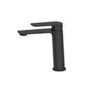 Greens Novi Lead Free Mid Height Basin Mixer - Matte Black PVD