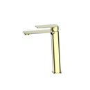 Greens Novi Lead Free Tall Basin Mixer - Brushed Brass