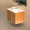 FABF Sophia Fluted Messmate Vanity 600mm Vanity / Add Top + Basin