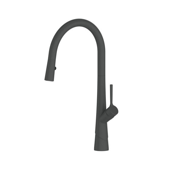 Greens Lustro Pull Down Sink Mixer - Gunmetal Grey