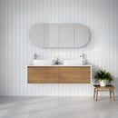 Ainsworth Wall hung Vanity 1500mm Double Bowl with Above Counter Basin