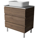 Ashton Vanity 750mm Centre Above Counter Basin SilkSurface Top On Legs