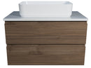 Ashton Vanity 750mm Centre Above Counter Basin SilkSurface Top Wall hung