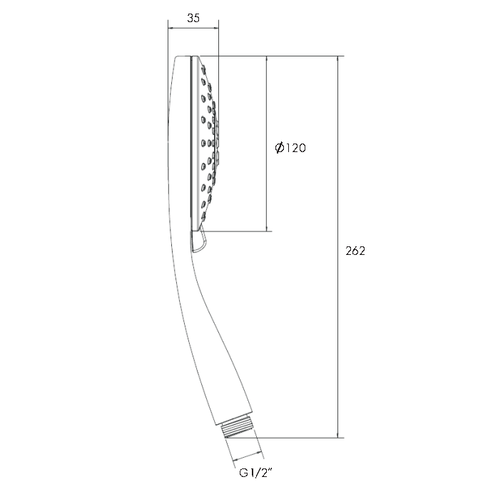 Ariel Shower on Libera Retro Fit Rail, Chrome