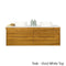 FABF Avila Solid Timber Vanity 1800mm - Teak / Messmate / Vic Ash / Blonde Teak