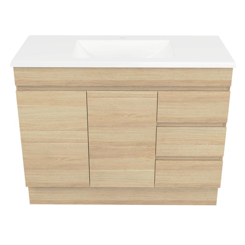 Bargo Floor standing Vanity 1050mm Centre Bowl Regal Top