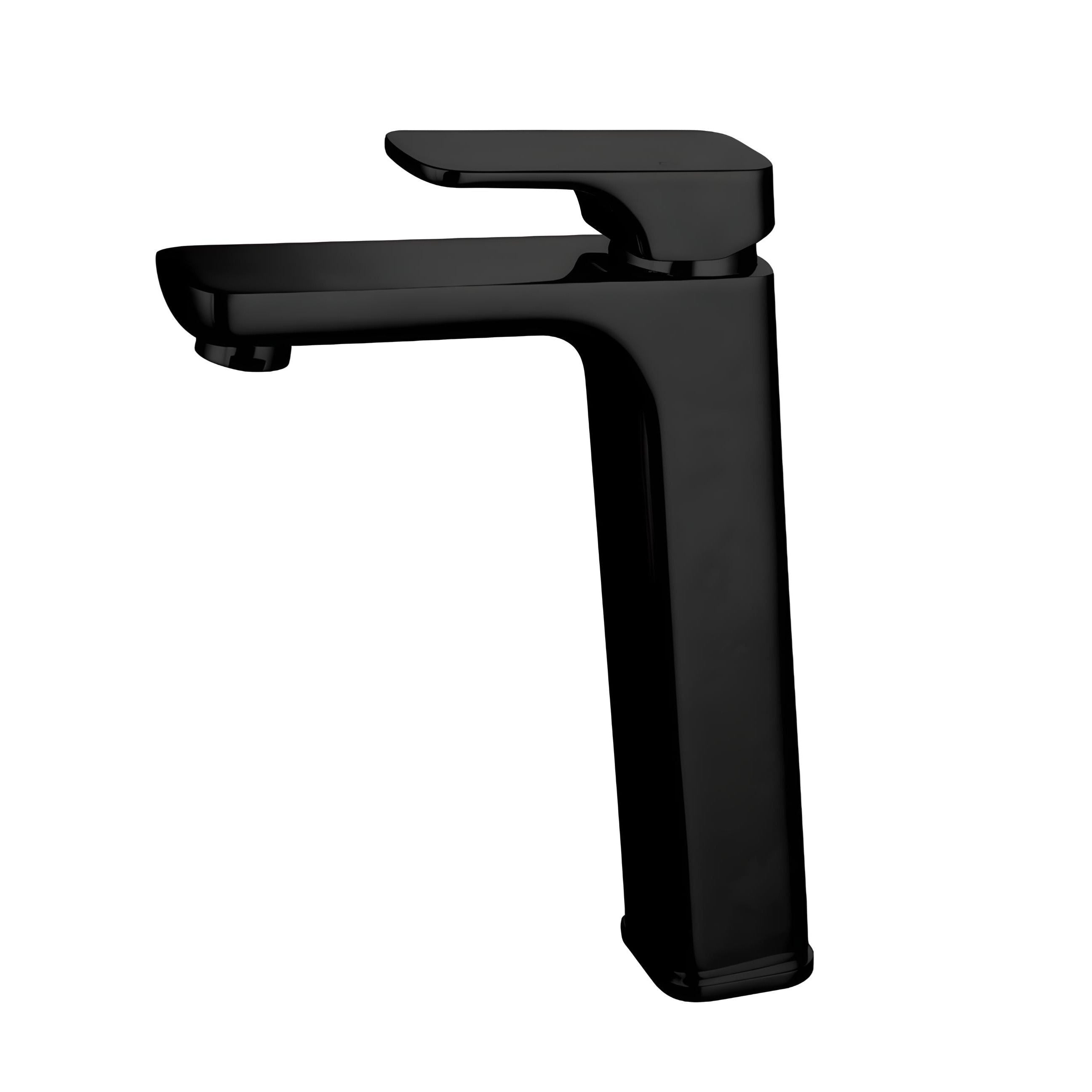 Vogue Stafford Matte Black High Rise Basin Mixer