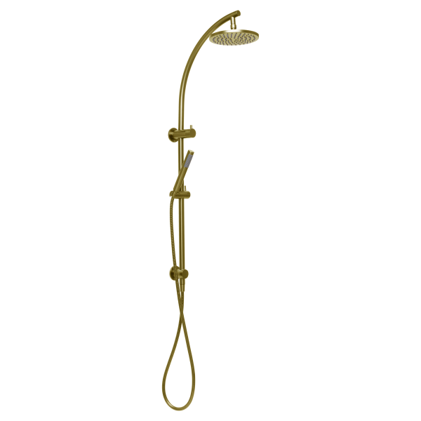 Johnson Suisse Venezia Twin Shower - Brushed Brass