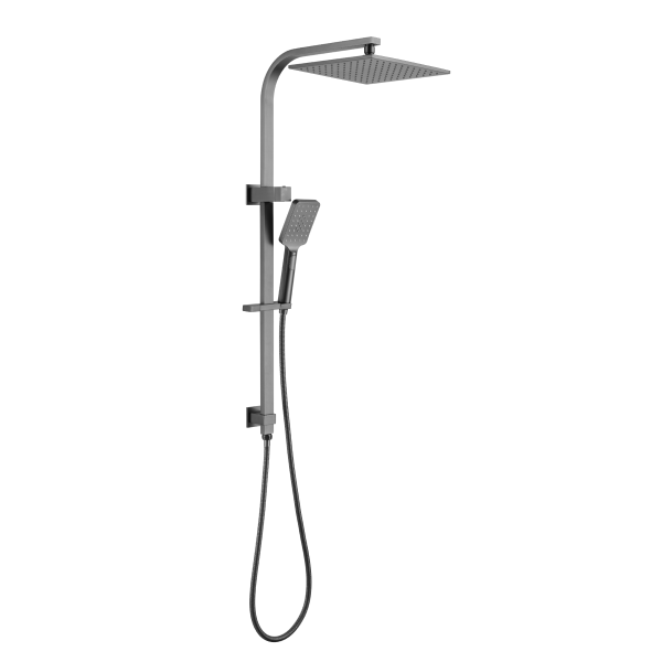 Bella Vista Cresta Dual Shower Rail - Gunmetal Grey