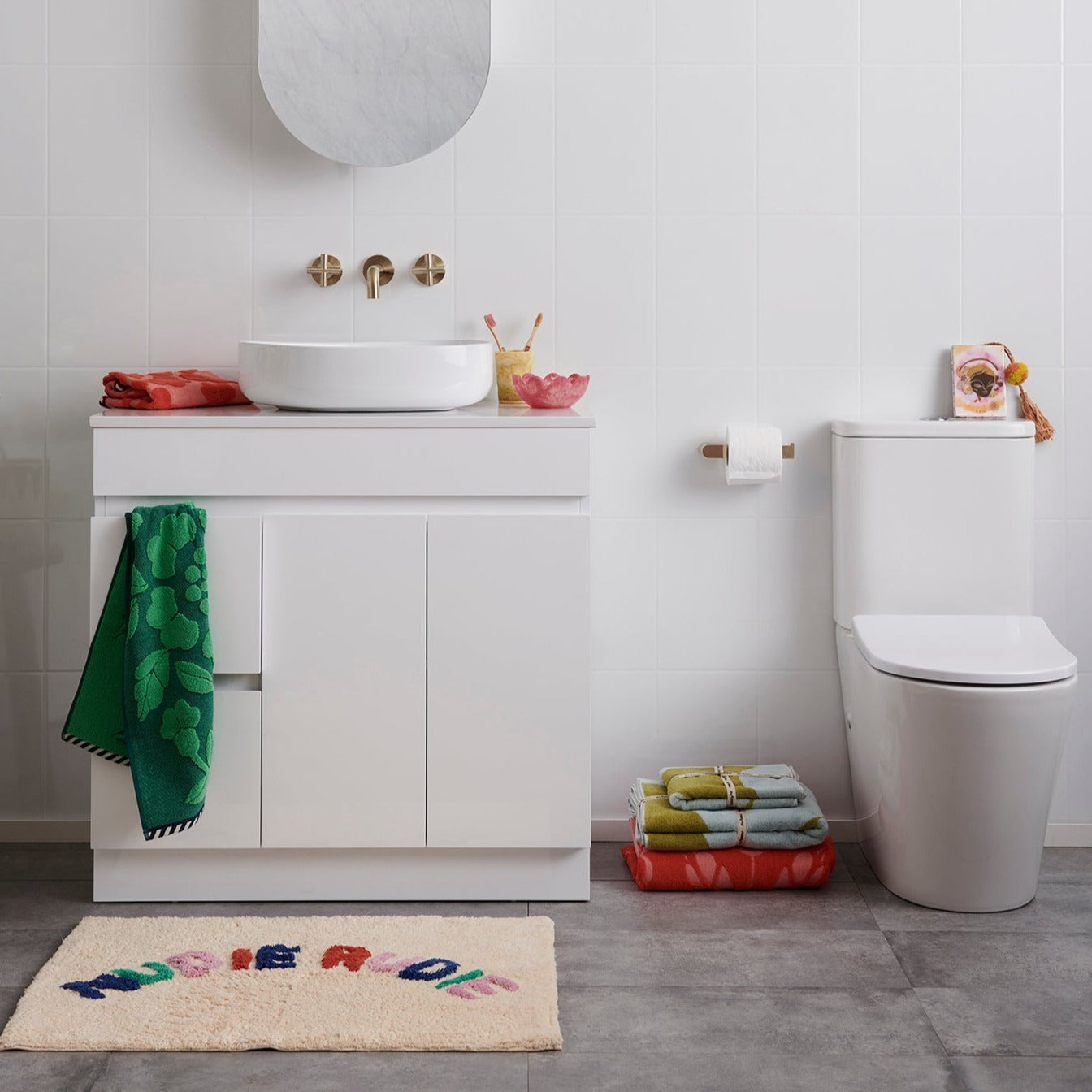 Mitzer Above Counter Basin - Gloss White