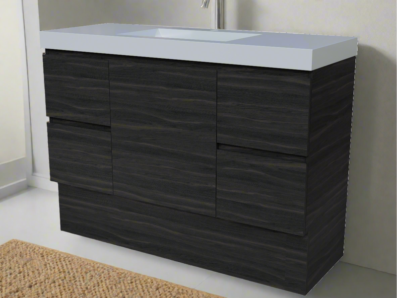 Carlo Vanity 1200mm Centre Bowl 70mm Grand Top Floor standing