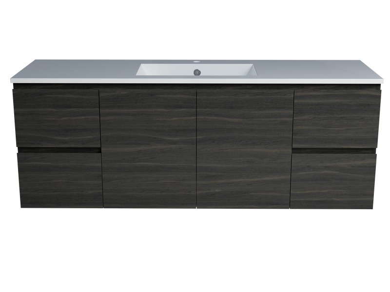 Carlo Vanity 1500mm Centre Bowl Alpha Top Wall Hung