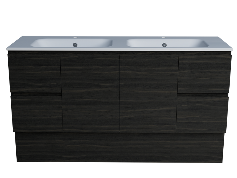 Carlo Vanity 1500mm Double Bowl Haven Top Floorstanding