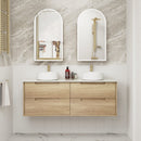 Aulic Moreno 1500mm Vanity Unit with Flat Stone Top (various options)