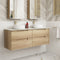 Aulic Moreno 1500mm Vanity Unit with Flat Stone Top (various options)