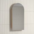 Cathedral Arch Mirrored Shaving Cabinet Soft Oak - 450 x 900mm