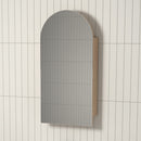 Cathedral Arch Mirrored Shaving Cabinet Soft Oak - 450 x 900mm