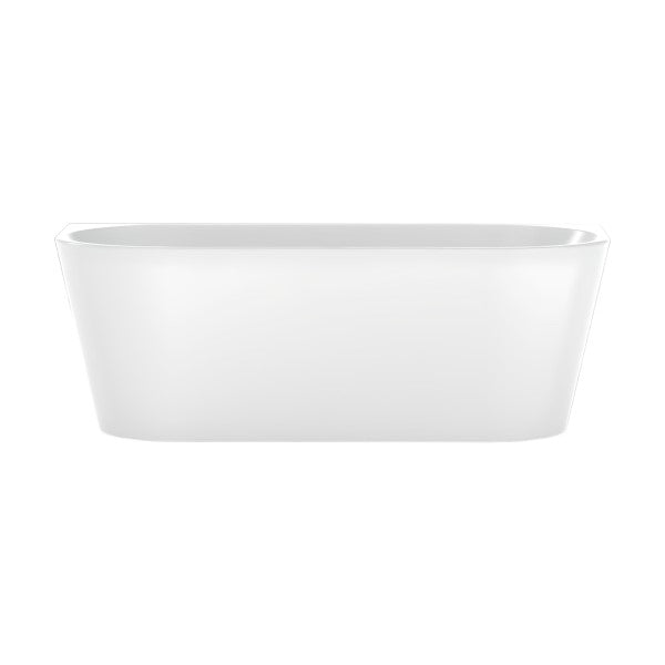 Halo 1500mm Freestanding Back to Wall Bath - White Gloss