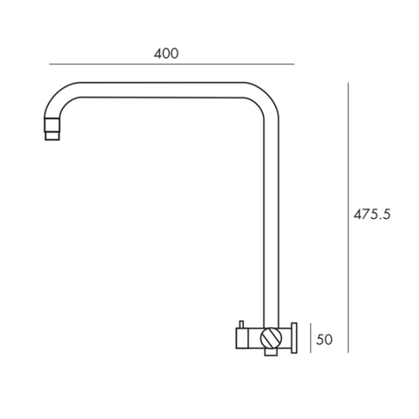 Tiffany Round Mini Overhead and Handshower Combination Shower