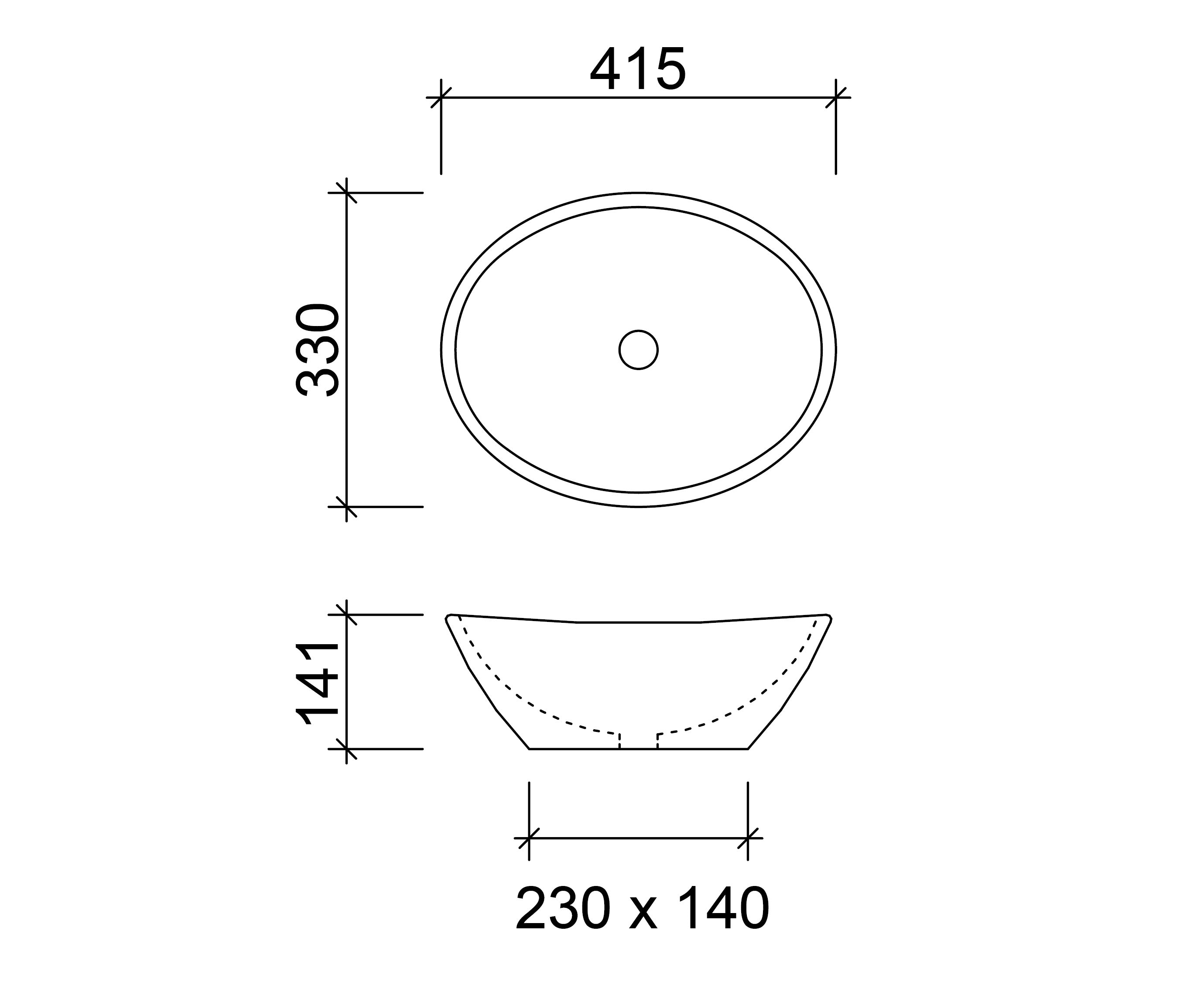 Timberline Elite Above Counter Basin, Various Colours