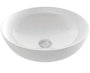 Fino Round 379 Counter Top Basin - Gloss White