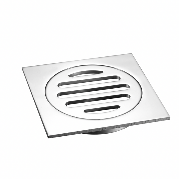 FLOOR GRATE SQUARE 100MM TRAPSCREW SHORT TAIL