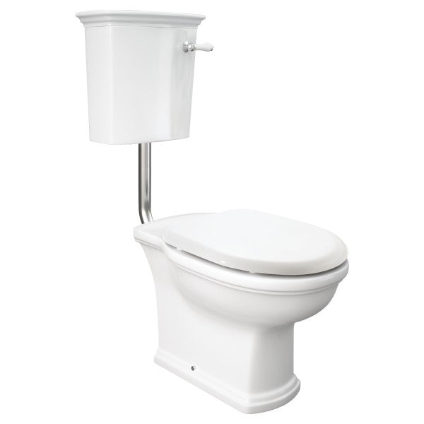 Fienza RAK Washington Front Lever Adjustable Link Toilet Suite, Alpine White