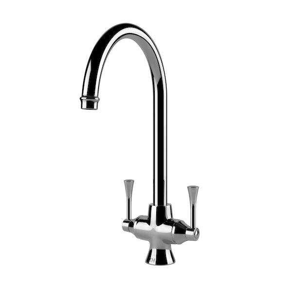 Gosford Double Sink Mixer - Chrome