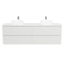 Timberline Henley 1800mm Wall Hung Vanity with Double Ceramic Basin