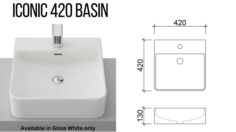 Bargo Wall hung 1200mm Vanity Centre Above Counter Basin SilkSurface Top