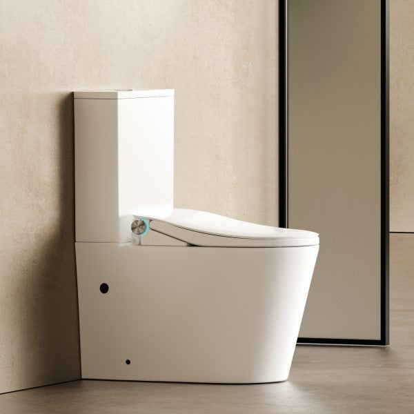 Lafeme Thea-Luna Rimless Toilet with Lafeme Smart Electric Toilet Bidet Seat