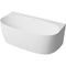 Narva 158 x 86 MagnaCast Back To Wall Bath – Matte White