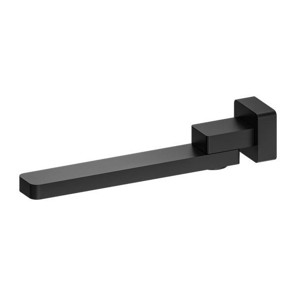 Nero Celia Matt Black Swivel Bath Spout