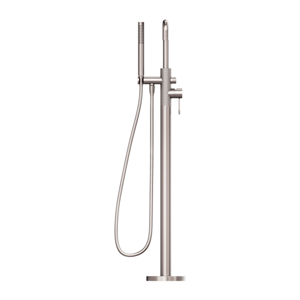 Nero Opal Freestanding Bath Mixer with Handshower - Brushed Nickel / NR251903aBN