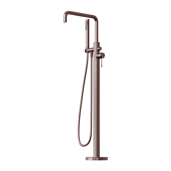 Nero Opal Freestanding Bath Mixer with Handshower - Brushed Bronze / NR251903aBZ