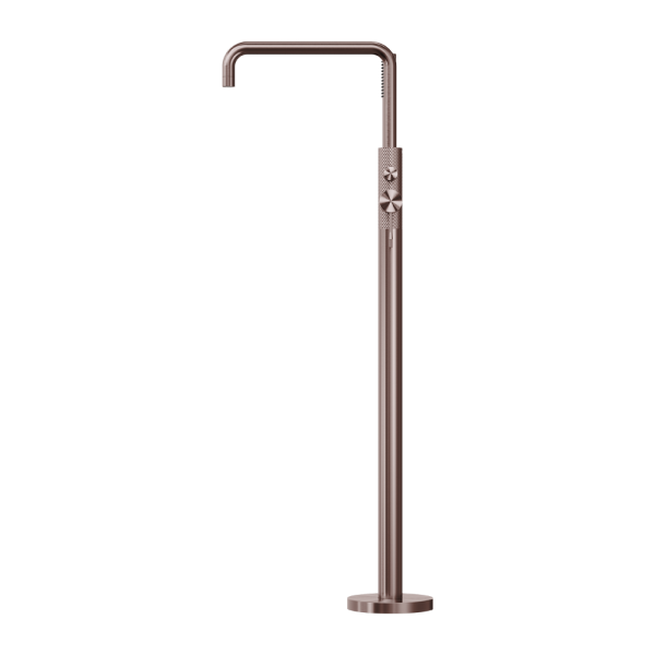 Nero Opal Freestanding Bath Mixer with Handshower - Brushed Bronze / NR251903aBZ