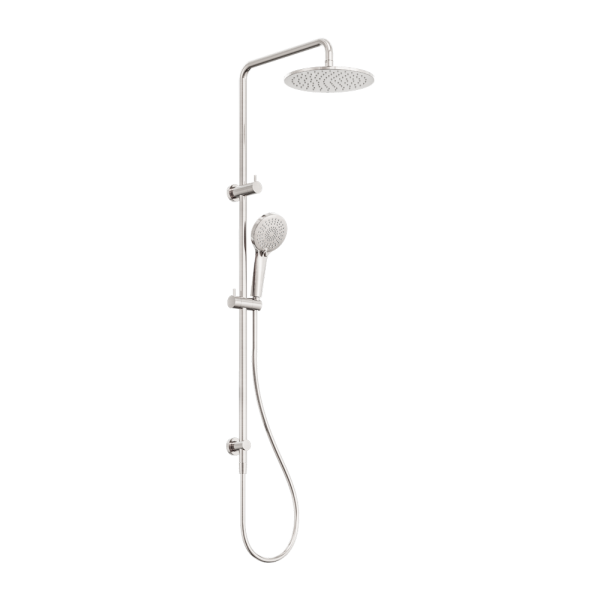 Nero Dolce Full Combination 250mm Overhead and Handshower - Brushed Nickel